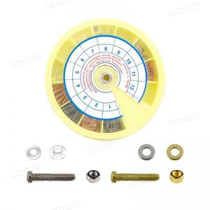 Components for pierced lens mounting
