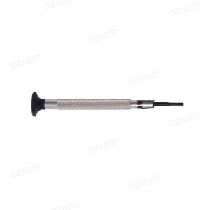 Screwdriver with double end blade
