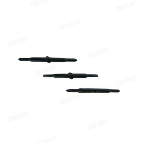 Replacement double end blades for screwdriver