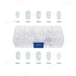Set of silicone nose pads